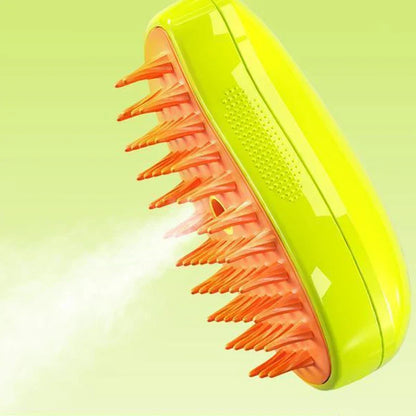 Elektryczna szczotka do kota z wodą, silikonowa